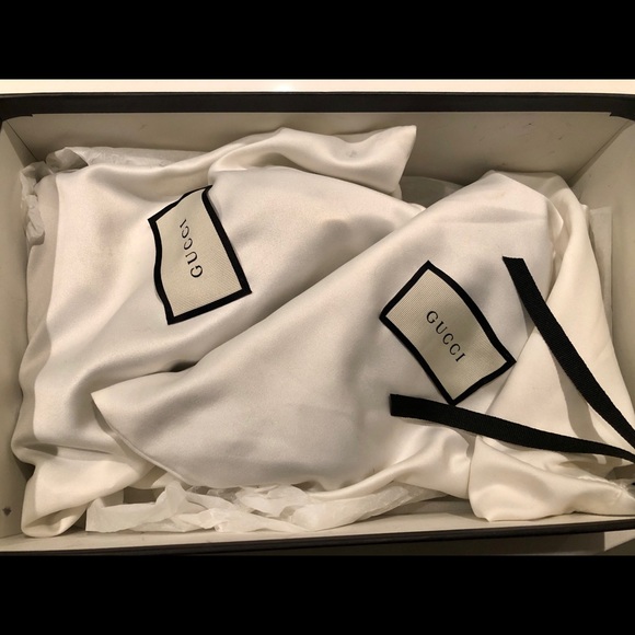 Authentic GUCCI double gold G Marmont loafer heel - Picture 5 of 8